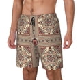 thumbnail image 1 of Daiia Fashion Tatreez1 Mens Swim Trunks Swim Shorts Quick Dry Swim Shorts with Mesh Lining Pockets-Medium, 1 of 9