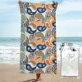 thumbnail image 1 of Daiia Fashionable Paisley Pattern Quick Dry Towel, Super Absorbent Travel Towel with Hanging Loop & Carabiner, Lightweight Compact Fast-Drying Microfiber Towel-31.5"x63", 1 of 8