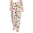 thumbnail image 1 of Daiia Fast Food Women's Sleep Pant with Pockets and Drawstring,Pajama Pants-XX-Large, 1 of 9