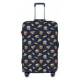 thumbnail image 1 of Daiia Fastfood Luggage Cover, Thickened Washable Travel Luggage Covers, Elastic Unique Baggage Covers for 18-20 inch Luggage-Large, 1 of 9