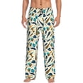 thumbnail image 1 of Daiia Fathers day Men's Sleep Pant with Pockets and Drawstring,Pajama Pants-Medium, 1 of 9