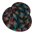 thumbnail image 1 of Daiia Feathers And Butterflies Pattern Bucket Hat - Trendy Cotton Sun Hat for Beach, Golf, Fishing - Fun Outdoor Vacation Boonie for Men and Women, 1 of 9