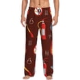thumbnail image 1 of Daiia Fire Extinguisher Men's Sleep Pant with Pockets and Drawstring,Pajama Pants-, 1 of 9