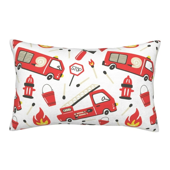 Daiia Fire Truck Bedding Waterproof Pillow Protector Zippered Queen – Bed Bug Proof Pillow Encasement-20"x30"