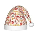 thumbnail image 1 of Daiia Firefighter Icons Print Christmas Knitted Beanie Hat, Large Knit Hat Xmas Small Gifts For Boys Girls Child Infant, 1 of 6
