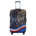 thumbnail image 1 of Daiia Fireworks Luggage Cover, Thickened Washable Travel Luggage Covers, Elastic Unique Baggage Covers for 18-20 inch Luggage-X-Large, 1 of 9