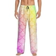 thumbnail image 1 of Daiia Fish Scale Men's Sleep Pant with Pockets and Drawstring,Pajama Pants-Medium, 1 of 9