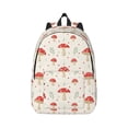 thumbnail image 1 of Daiia Flat Mushrooms Vintage Canvas Backpack for Men and Women ,Hiking Backpack,Travel Laptop Bag for School,Large Capacity Backpack, 1 of 8