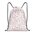 thumbnail image 1 of Daiia Floral Pattern Drawstring Backpack, Gym Bag, Lightweight Backpack, Water-Resistant Bag Travel Sports Backpack, Fitness Bag, Yoga Bag-Small, 1 of 6