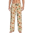 thumbnail image 1 of Daiia Floral Strawberr Men's Sleep Pant with Pockets and Drawstring,Pajama Pants-Large, 1 of 9