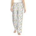 thumbnail image 1 of Daiia Floral Women's Sleep Pant with Pockets and Drawstring,Pajama Pants-Small, 1 of 9