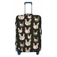 thumbnail image 1 of Daiia Flowe Rooster Luggage Cover, Thickened Washable Travel Luggage Covers, Elastic Unique Baggage Covers for 18-20 inch Luggage-X-Large, 1 of 9