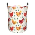 thumbnail image 1 of Daiia Flower Chicken Round Laundry Basket with Handles Thickened Waterproof Circular hamper,Dirty Clothes Storage Basket for Bedroom,Bathroom,College Dorm-Medium, 1 of 8