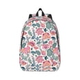 thumbnail image 1 of Daiia Flower Leaves Vintage Canvas Backpack for Men and Women ,Hiking Backpack,Travel Laptop Bag for School,Large Capacity Backpack, 1 of 8