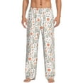 thumbnail image 1 of Daiia Flower Rabbit Men's Sleep Pant with Pockets and Drawstring,Pajama Pants-X-Large, 1 of 9