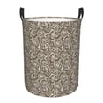 thumbnail image 1 of Daiia Flower Rose Round Laundry Basket with Handles Thickened Waterproof Circular hamper,Dirty Clothes Storage Basket for Bedroom,Bathroom,College Dorm-Medium, 1 of 8