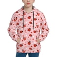 thumbnail image 1 of Daiia Flowers And Ladybugs for Boys Fashion Hoodies & Sweatshirts with Kangaroo Pocket,Hooded Sweatshirt for Kid, Breathable& Moisture Wicking-X-Large, 1 of 6