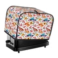 thumbnail image 1 of Daiia Flowers Birds And Butterflies Pattern 2 slice Toaster Cover, Toaster Appliance Dust-proof Cover For Kitchen Small Appliance Dust Cover and Fingerprint Protection, 1 of 7