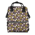 thumbnail image 1 of Daiia Flowers Daisy Large Capacity Baby Bag Waterproof Stylish Diaper Bag Mummy Backpack Adjustable Straps Diaper BagBaby Essentials Bag, 1 of 6