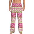 thumbnail image 1 of Daiia Flowers Men's Sleep Pant with Pockets and Drawstring,Pajama Pants-XX-Large, 1 of 9