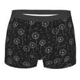 thumbnail image 1 of Daiia Flying Dandelion Men's Underwear Boxer Briefs, Cotton Stretch Moisture-Wicking Underwear-X-Large, 1 of 9