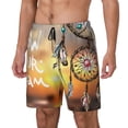 thumbnail image 1 of Daiia Follow Your Dream Dreamcatcher Mens Swim Trunks Swim Shorts Quick Dry Swim Shorts with Mesh Lining Pockets-Medium, 1 of 9