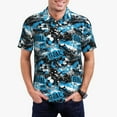 thumbnail image 1 of Daiia Football Time Pattern Men’s Polo Shirts,Solid Deck Shirt,Classic Fit, Breathable Cotton Polo for Casual and Sport Wear-3X-Large, 1 of 7