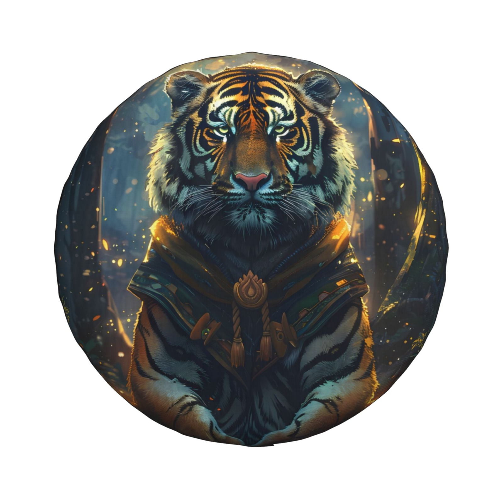 Daiia Forest Meditating Tiger Tire Covers , Travel Trailer Camper Truck ...
