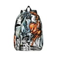 thumbnail image 1 of Daiia Four Running Horses Vintage Canvas Backpack for Men and Women ,Hiking Backpack,Travel Laptop Bag for School,Large Capacity Backpack, 1 of 1