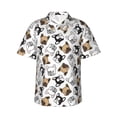 thumbnail image 1 of Daiia French Bulldog3 Hawaiian Shirt for Men Gentle Cotton Regular Short Sleeve Casual-XX-Large, 1 of 9