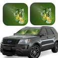 thumbnail image 1 of Daiia Friut Avocado 2PCS Car Windshield Sun Shade, Foldable Sun Shield for Car Front Window, Auto Sun Blocker Visor Protector Universal for Truck SUV Pickup-Small, 1 of 7