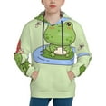 thumbnail image 1 of Daiia Frog Amanita Mushroom for Boys Fashion Hoodies & Sweatshirts with Kangaroo Pocket,Hooded Sweatshirt for Kid, Breathable& Moisture Wicking-Medium, 1 of 6