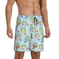 thumbnail image 1 of Daiia Frog In Mermaid Mens Woven Stretch Pajama Short,Short Pajama Pants-Small, 1 of 7