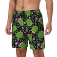 thumbnail image 1 of Daiia Frogs And Santa Hat Mens Swim Trunks Swim Shorts Quick Dry Swim Shorts with Mesh Lining Pockets-Large, 1 of 9