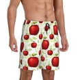 thumbnail image 1 of Daiia Fruit Apples Mens Woven Stretch Pajama Short,Short Pajama Pants-XX-Large, 1 of 7