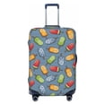 thumbnail image 1 of Daiia Fruit Ice Cream Luggage Cover, Thickened Washable Travel Luggage Covers, Elastic Unique Baggage Covers for 18-20 inch Luggage-Medium, 1 of 9