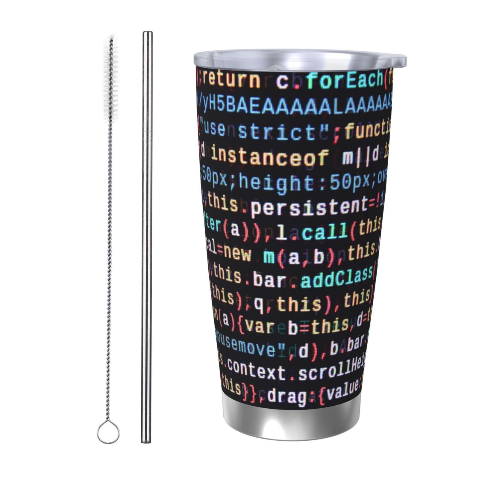Daiia Function Source Code1 Printed 20oz Insulated Coffee Cup with ...