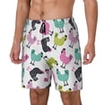 thumbnail image 1 of Daiia Funny Chicken Mens Swim Trunks Swim Shorts Quick Dry Swim Shorts with Mesh Lining Pockets-XX-Large, 1 of 9