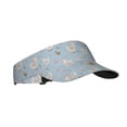 thumbnail image 1 of Daiia Funny Chicken Pattern Sport Sun Visor Hats Visor Cap Adjustable Empty Top Baseball Cap Cotton Ball Caps for Women and Men, 1 of 7