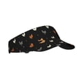 thumbnail image 1 of Daiia Funny Chicken Pattern Sport Sun Visor Hats Visor Cap Adjustable Empty Top Baseball Cap Cotton Ball Caps for Women and Men, 1 of 7