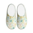 thumbnail image 1 of Daiia Funny Chicken Print Women’s Fuzzy Slippers Memory Foam Lightweight House Shoes Cozy Loafer Flannel House Shoes-39/40, 1 of 7