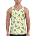 thumbnail image 1 of Daiia Funny Chicken Printed Men's Quick Dry Fit Muscle Tank Top Slim-Fit Tank Workout Tank Top Lightweight Sports Tank Top-4X-Large, 1 of 7