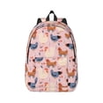 thumbnail image 1 of Daiia Funny Chicken Vintage Canvas Backpack for Men and Women ,Hiking Backpack,Travel Laptop Bag for School,Large Capacity Backpack, 1 of 1