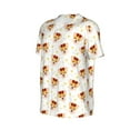 thumbnail image 1 of Daiia Funny Corgi Mens Baseball Jersey Button Down Shirts Short Sleeve Sports Uniforms-Small, 1 of 9