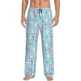 thumbnail image 1 of Daiia Funny Cute Teeth Men's Sleep Pant with Pockets and Drawstring,Pajama Pants-Large, 1 of 9
