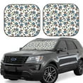 thumbnail image 1 of Daiia Funny Excavator 2PCS Car Windshield Sun Shade, Foldable Sun Shield for Car Front Window, Auto Sun Blocker Visor Protector Universal for Truck SUV Pickup-Small, 1 of 7
