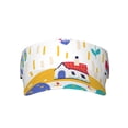 thumbnail image 1 of Daiia Funny Farm Pattern Sport Sun Visor Hats Visor Cap Adjustable Empty Top Baseball Cap Cotton Ball Caps for Women and Men, 1 of 8