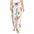 thumbnail image 1 of Daiia Funny Little Pigs Women's Sleep Pant with Pockets and Drawstring,Pajama Pants-Small, 1 of 9