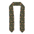 thumbnail image 1 of Daiia Funny Sloths In The Forest Pattern Graduation Shawl Stole – Satin Graduation Stole Academic Stole Non-Slip Design-Flattened, 1 of 7