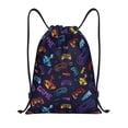 thumbnail image 1 of Daiia Games Pattern Drawstring Backpack, Gym Bag, Lightweight Backpack, Water-Resistant Bag Travel Sports Backpack, Fitness Bag, Yoga Bag-Small, 1 of 6